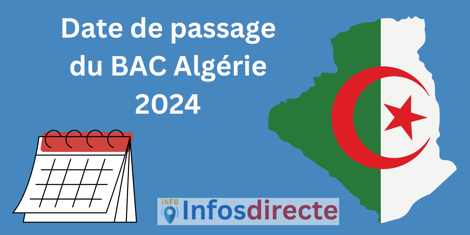 Date de passage du BAC Algérie 2024