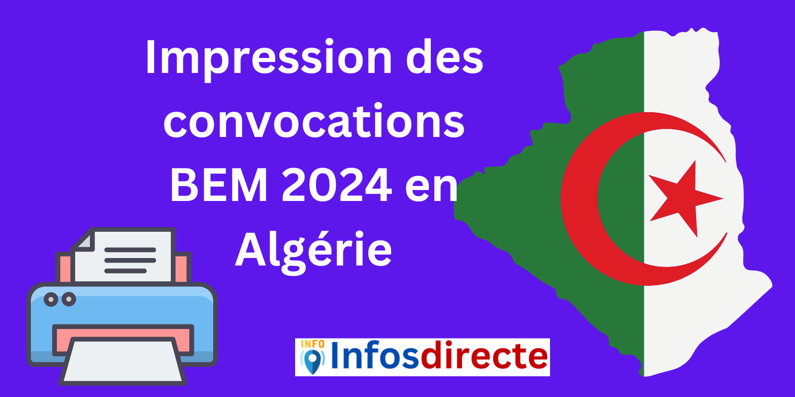 Impression des convocations BEM 2024 en Algérie