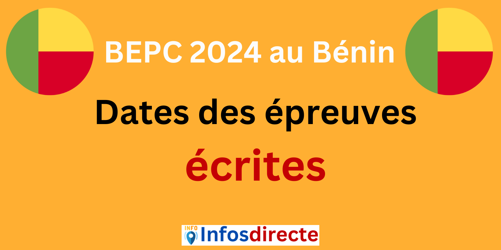 BEPC 2024 au Bénin : Les épreuves écrites commence le lundi 10 Juin