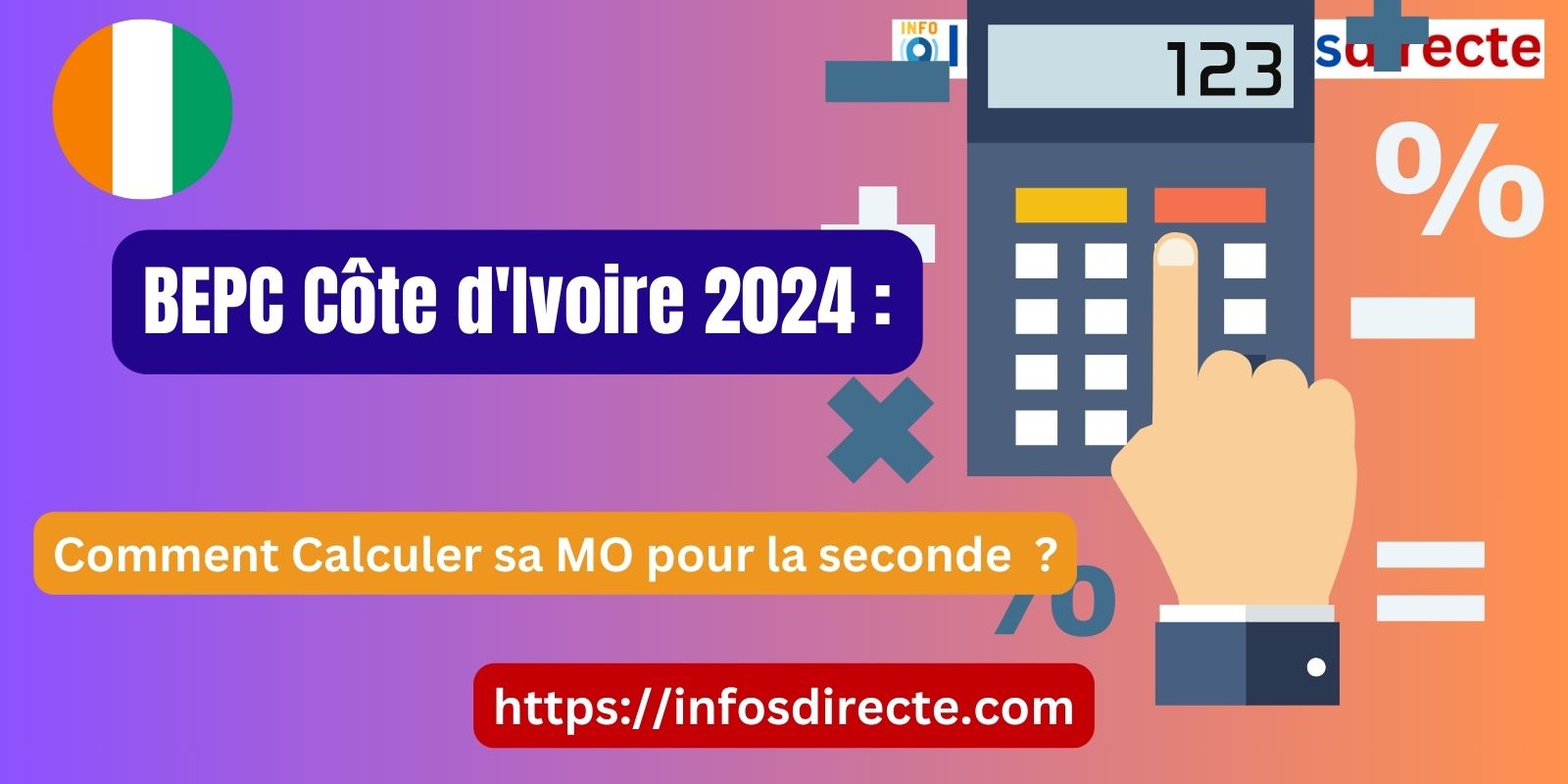 BEPC Côte d'Ivoire 2024 : Comment Calculer sa MO pour la seconde ?
