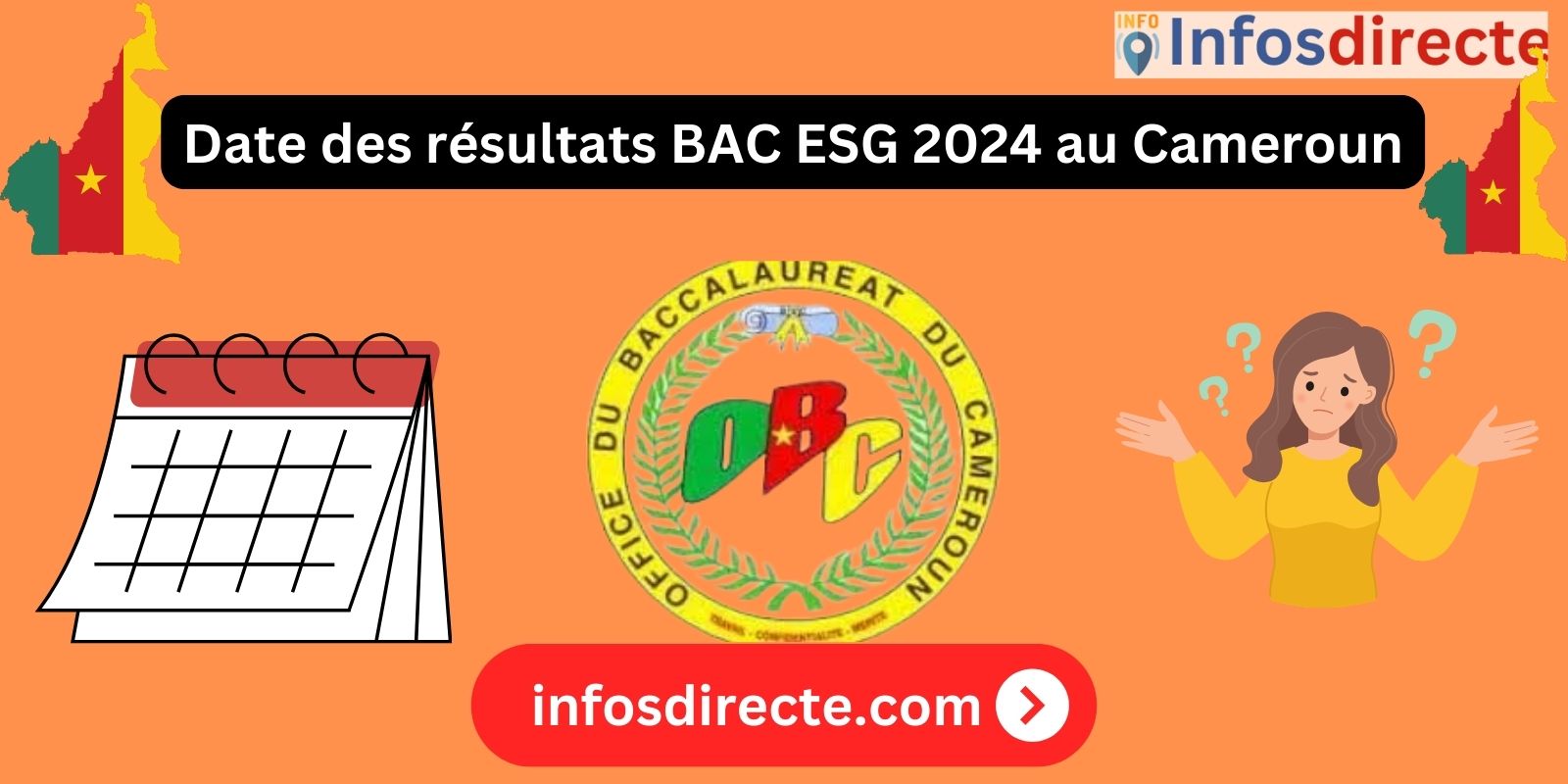 Date des résultats BAC ESG 2024 au Cameroun