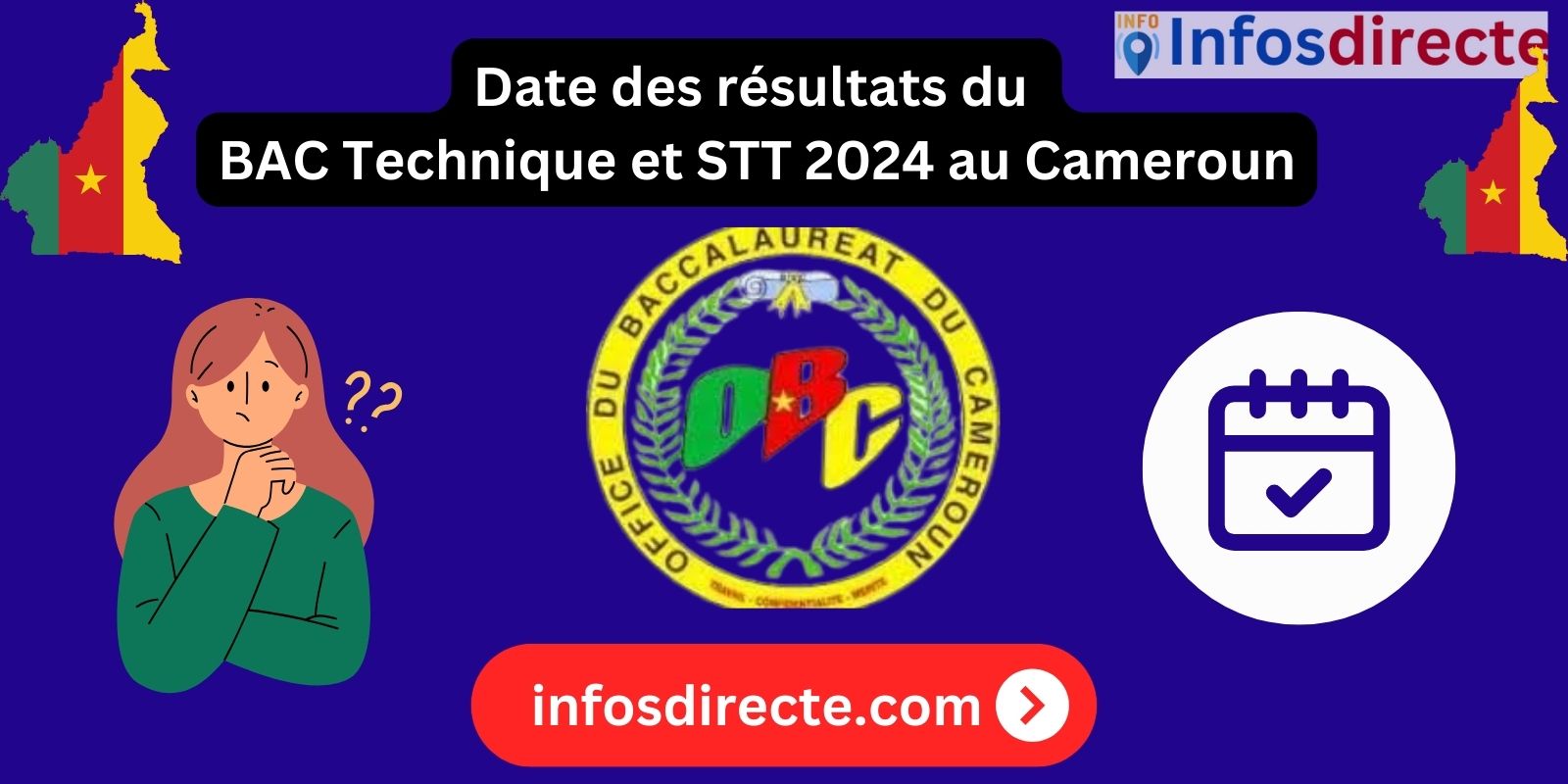 La date des résultats du BAC Technique et STT 2024 au Cameroun connue