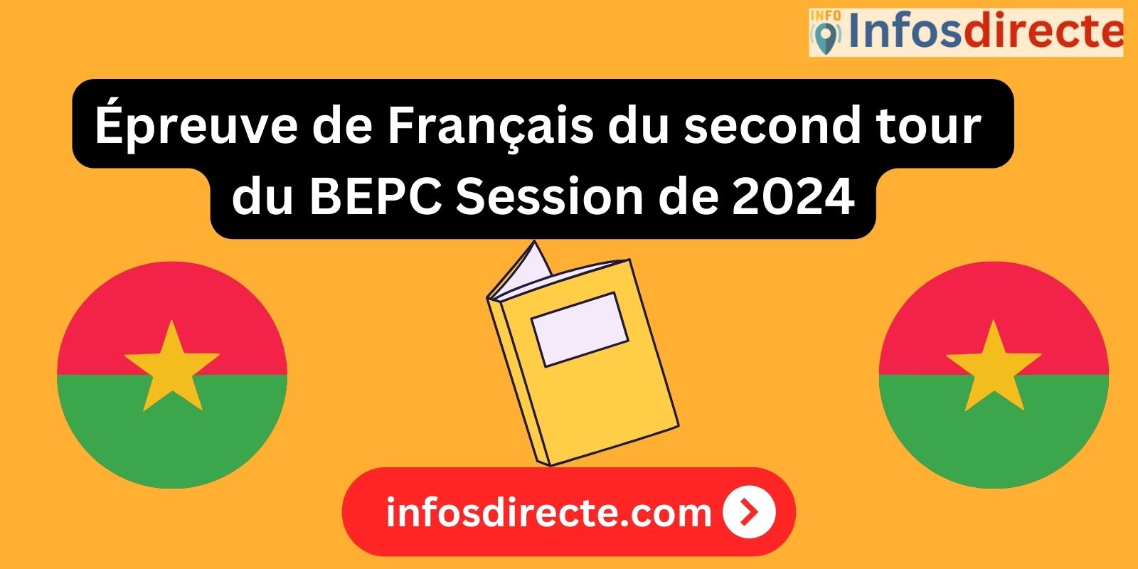 Épreuve de Français du second tour du BEPC Session de 2024