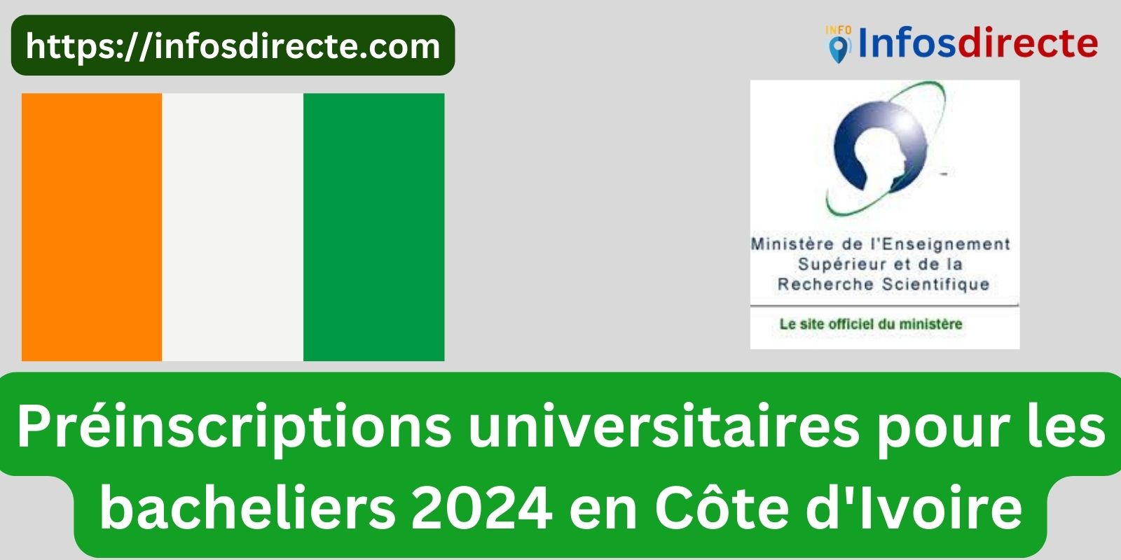 Préinscriptions universitaires pour les bacheliers 2024 en Côte d'Ivoire