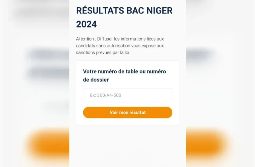 Taux de Réussite Provisoire BAC NIGER 2024 Jury 126 KARMA