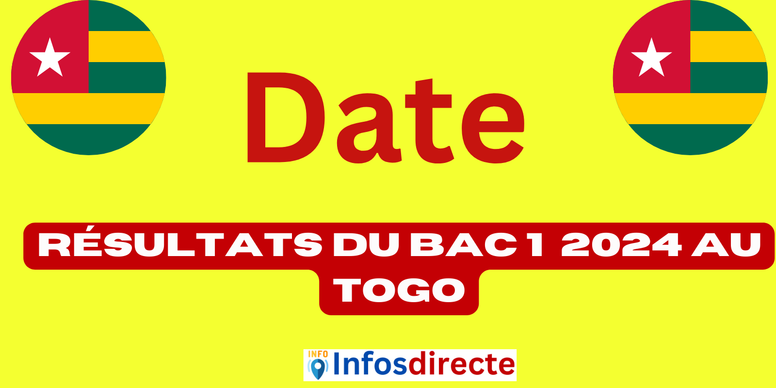 résultats du BAC 1 2024 au Togo