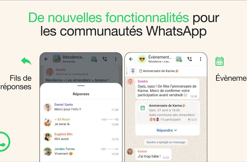 WhatsApp déploie sa fonction "Événements" pour tous les groupes