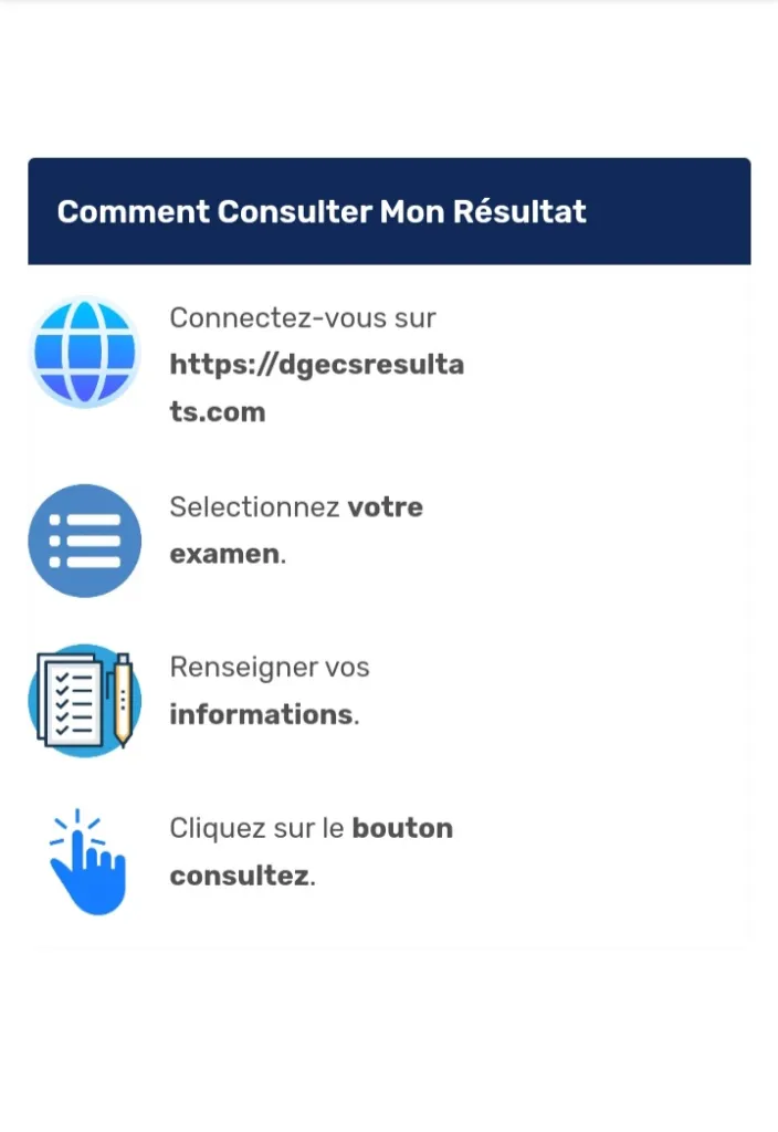 La liste des admis au BEPC et au CEE en Guinée session 2024 sur dgecsresultats.com