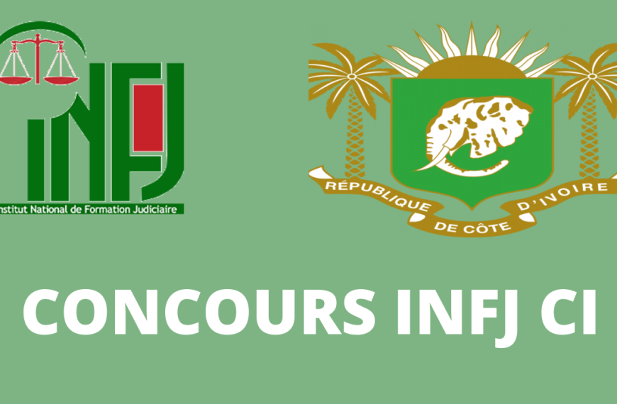 Ouverture concours INFJ 2024 en Côte d'Ivoire