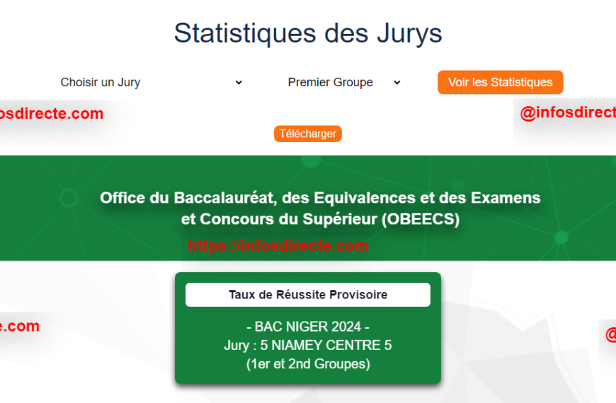 Résultats provisoires du Baccalauréat 2024 au Niger : un taux de réussite de 34,52% pour le jury 5 de Niamey