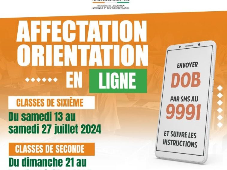 Affectation en ligne des élèves en seconde : la DOB dévoile le calendrier 2024-2025 par tranche de moyenne d'orientation