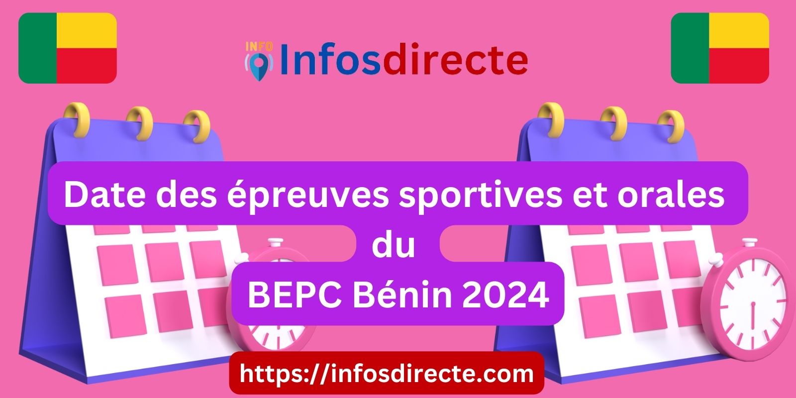 Date des épreuves sportives et orales du BEPC Bénin 2024