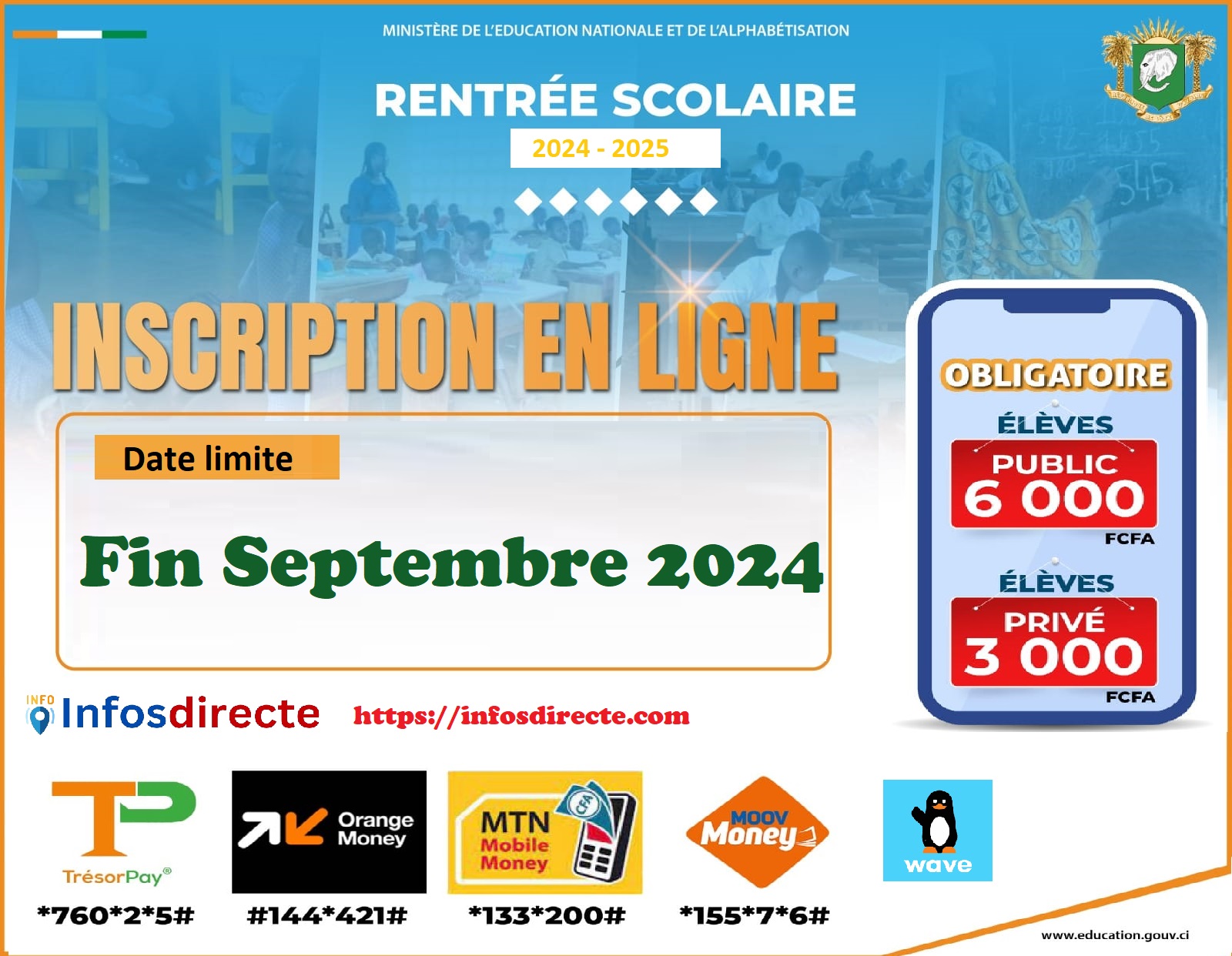 Inscription en ligne 2024-2025 en Côte d'Ivoire Tout ce qu'il faut savoir