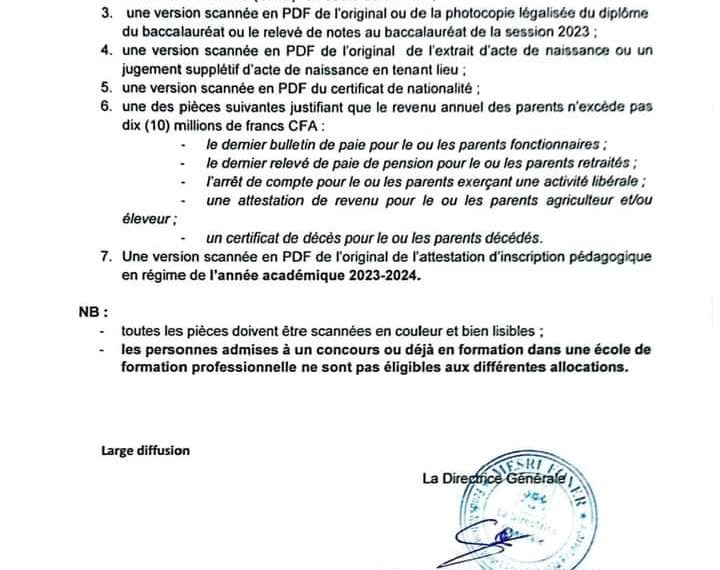 FONER : Lancement de la deuxième session d’octroi des aides et des prêts 2024